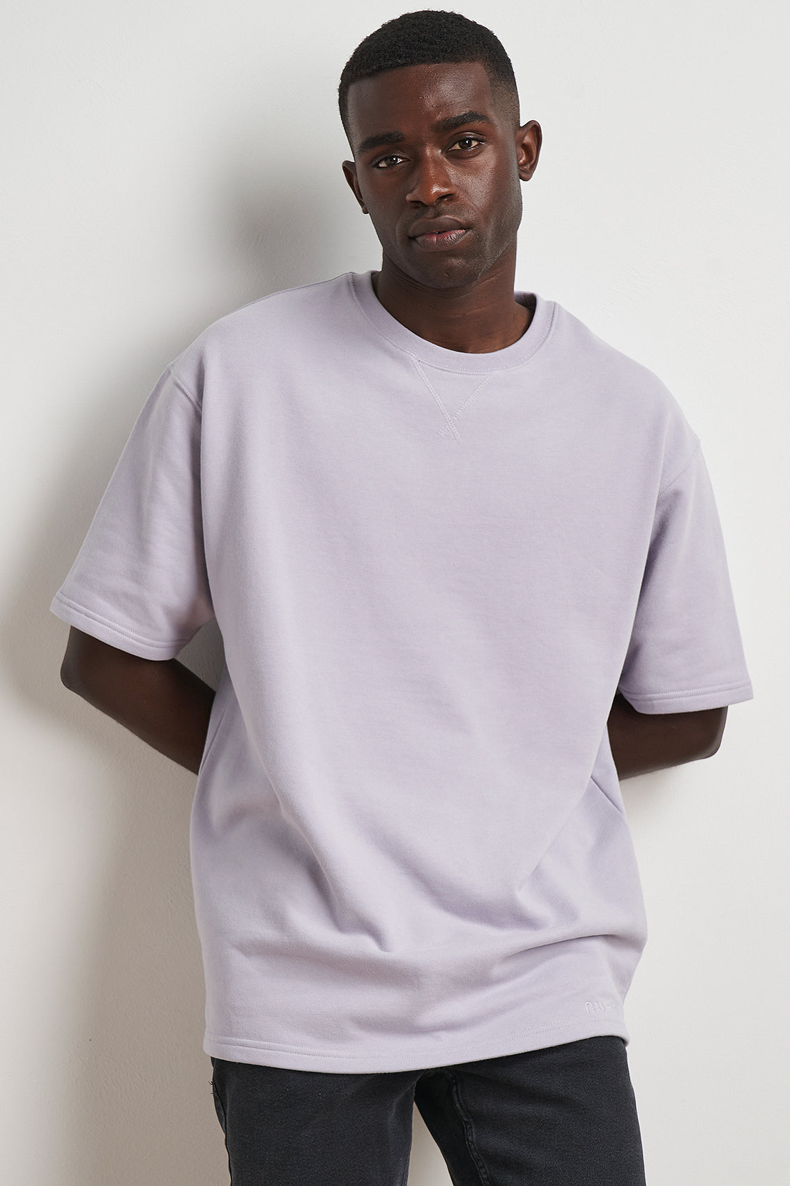 Oversized short sleeve sweatshirt aplitud
