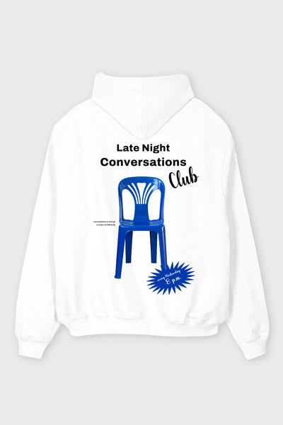 Late Night Convos Super Oversized Hoodie