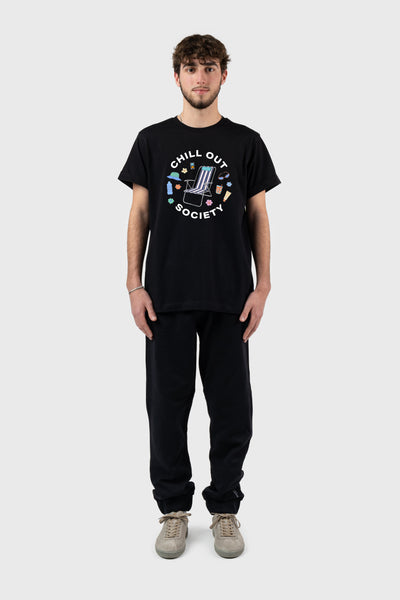 Chill Out Society Roll-Up Sleeves T-shirt