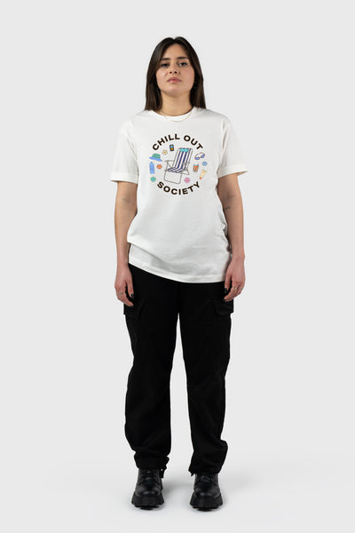 Chill Out Society Roll-up Sleeves T-shirt