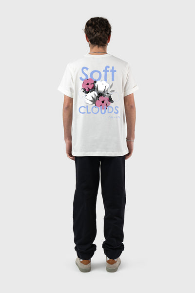 Soft Clouds Roll-up Sleeves T-shirt