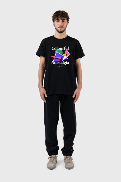 Colourful Nostalgia Roll-Up Sleeves T-shirt