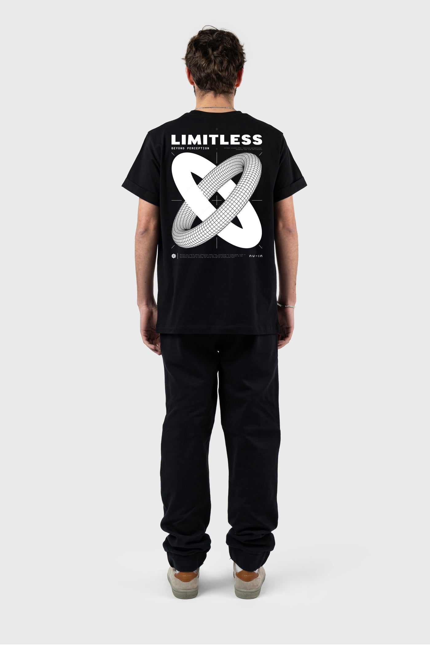 Untamed Visuals Roll-up Sleeves T-shirt