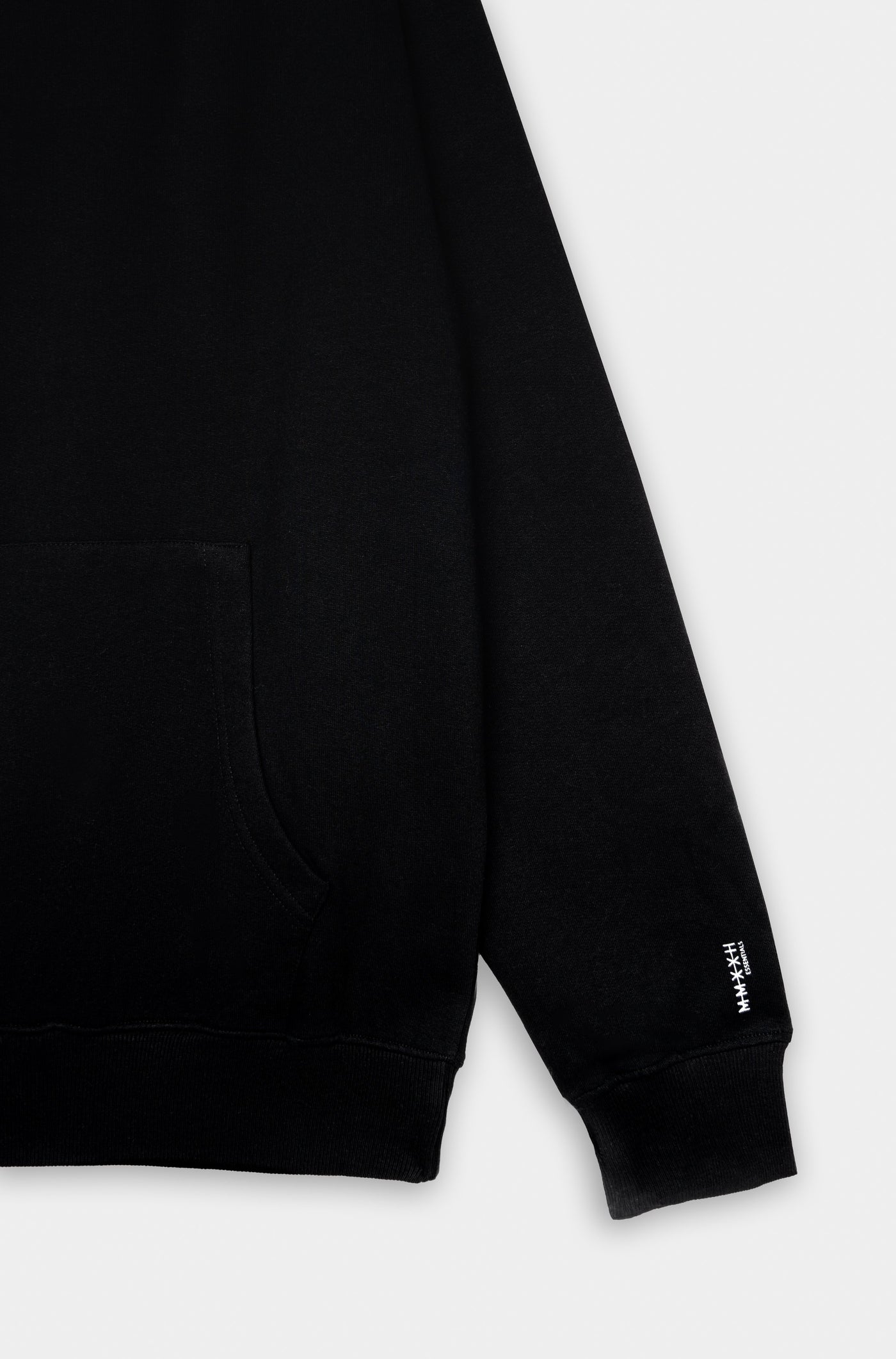 Front Pocket Print Detail Relaxed Fit Hoodie