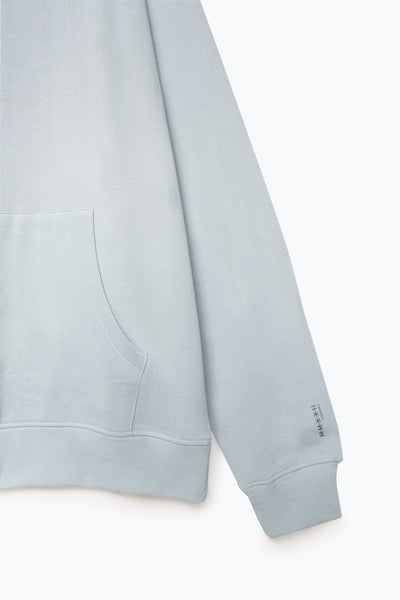 Front Pocket Print Detail Relaxed Fit Hoodie
