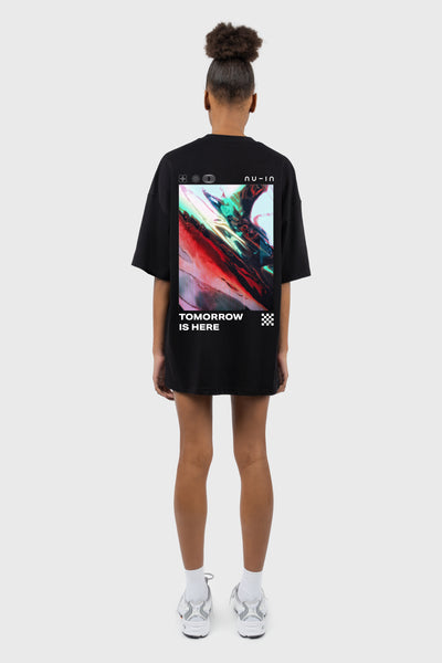 FUTURE IS NOW Super Oversized T-shirt