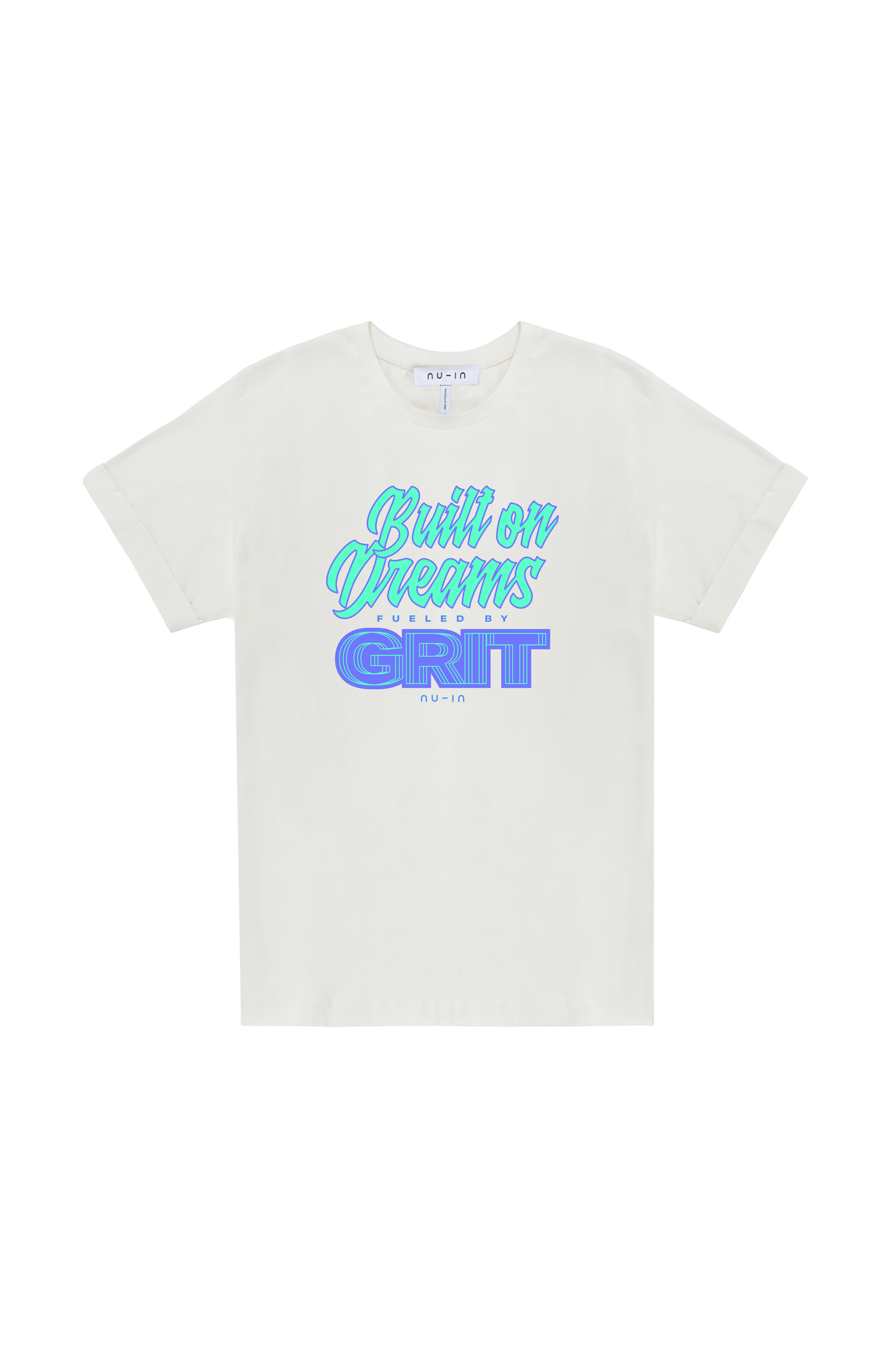 Built on Dreams Roll-up Sleeves T-shirt
