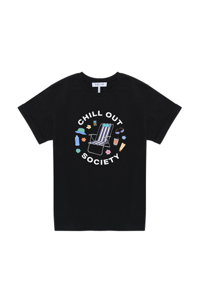Chill Out Society Roll-Up Sleeves T-shirt