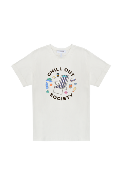 Chill Out Society Roll-up Sleeves T-shirt