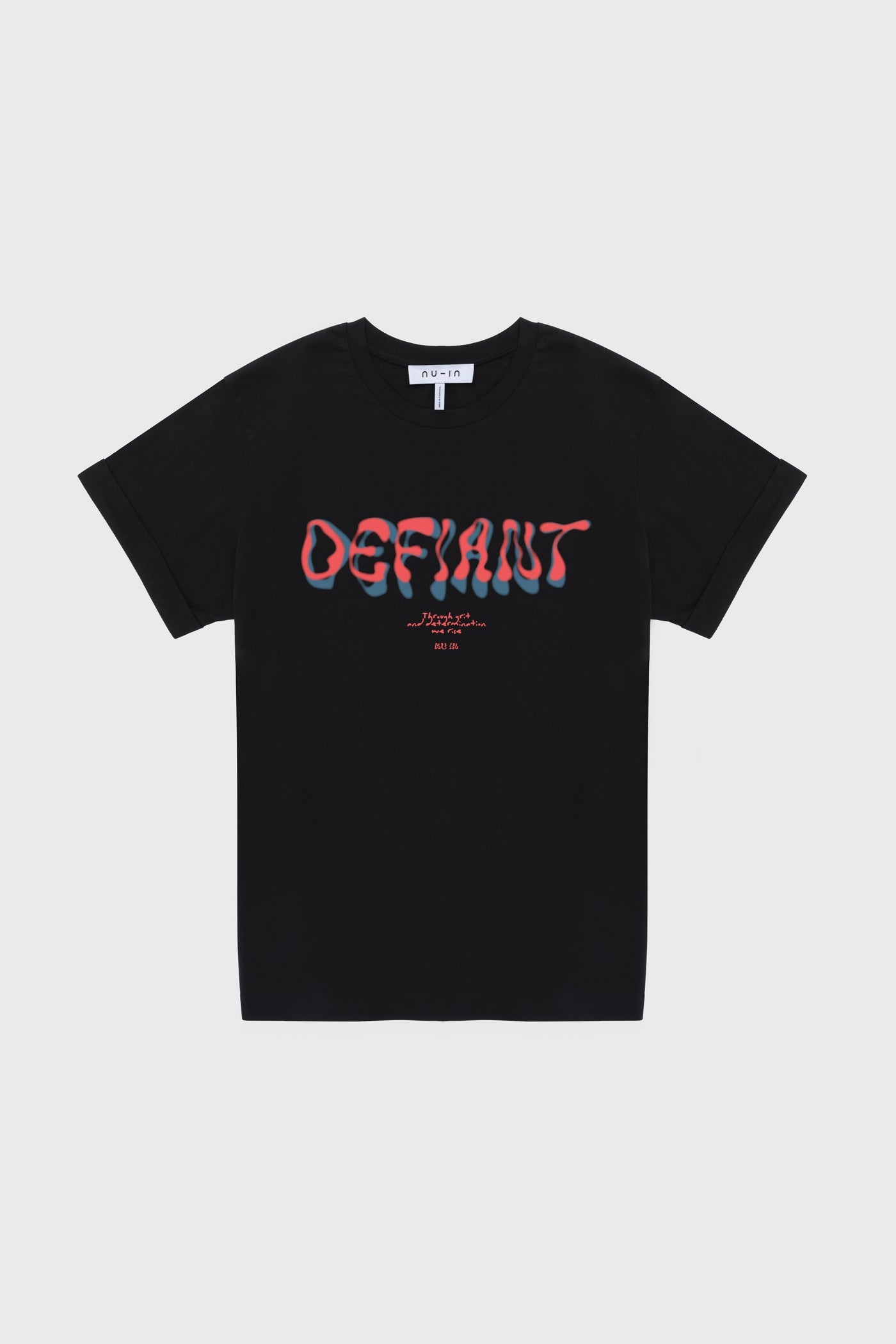 Defiant Determination Roll-Up Sleeves T-shirt