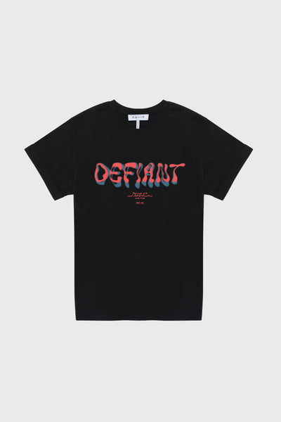 Defiant Determination Roll-Up Sleeves T-shirt