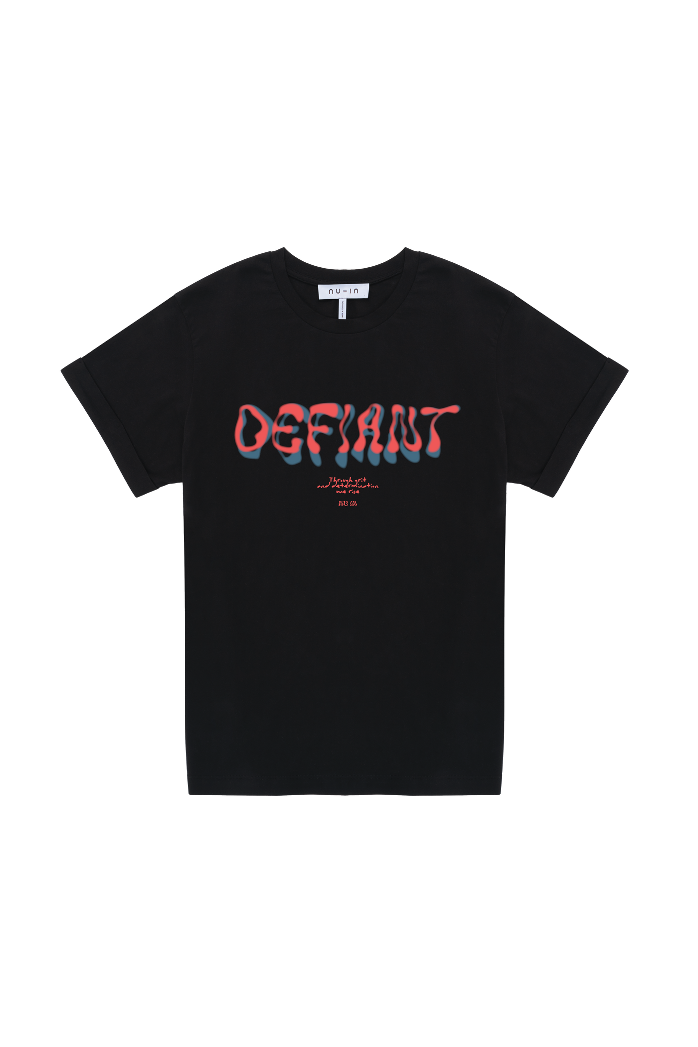Defiant Determination Roll-Up Sleeves T-shirt