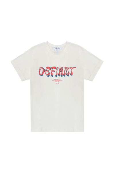 Defiant Determination Roll-up Sleeves T-shirt