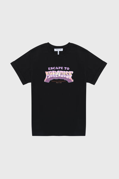 Escape to Paradise Roll-Up Sleeves T-shirt