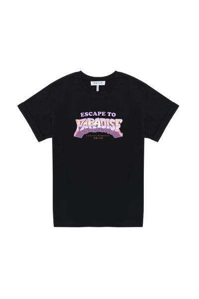 Escape to Paradise Roll-Up Sleeves T-shirt
