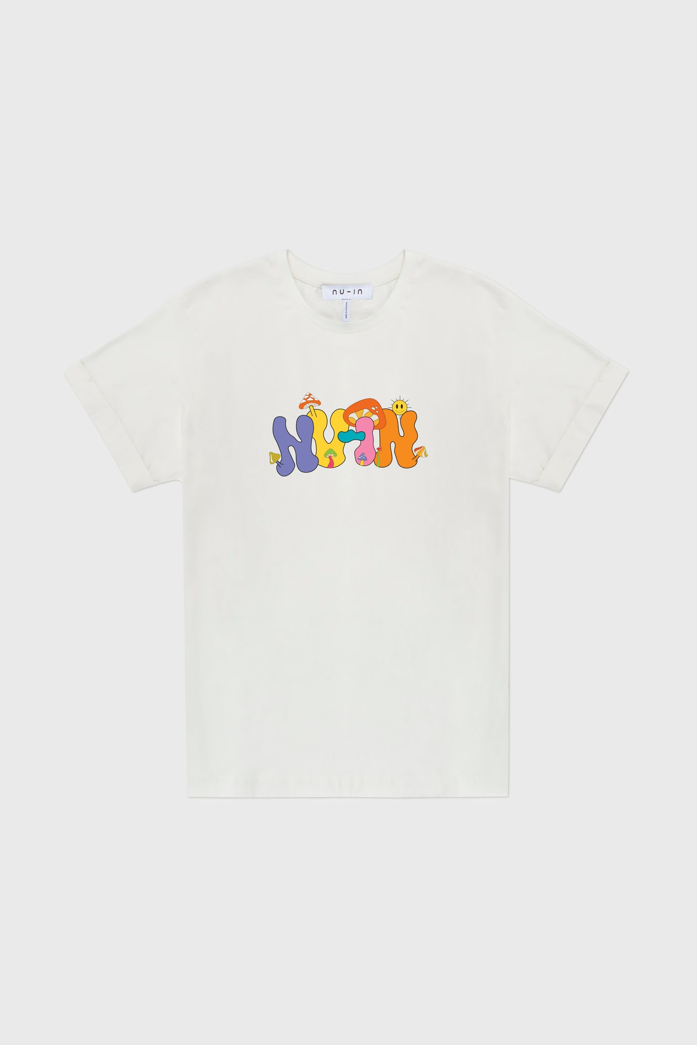Forest Fractals Roll-up Sleeves T-shirt