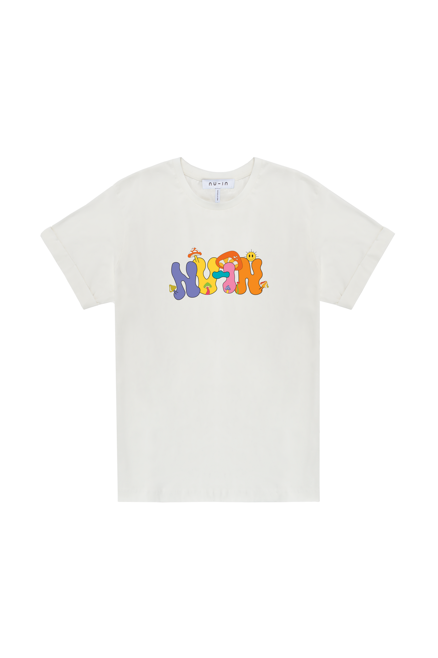 Forest Fractals Roll-up Sleeves T-shirt