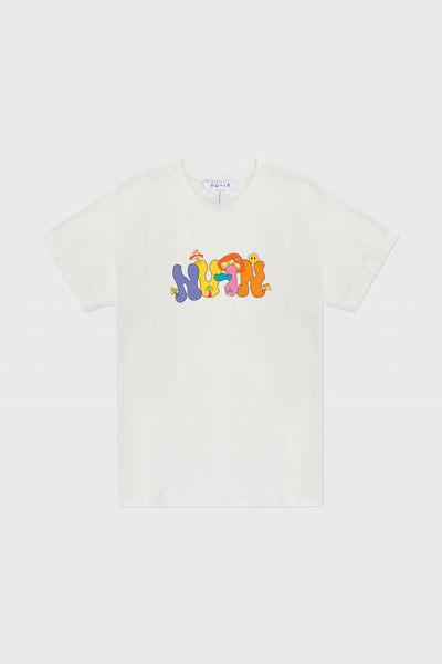 Forest Fractals Roll-up Sleeves T-shirt