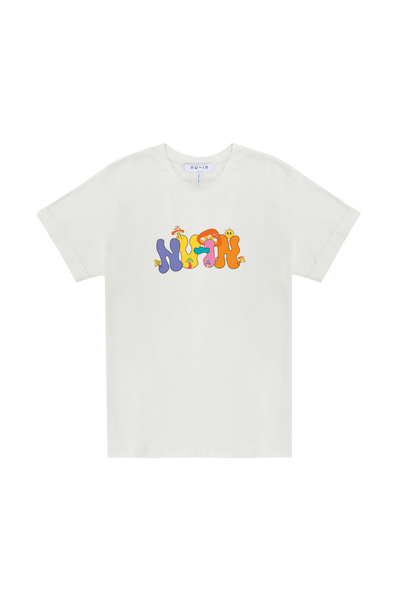 Forest Fractals Roll-up Sleeves T-shirt