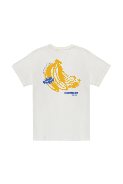 Fruit Market Roll-up Sleeves T-shirt
