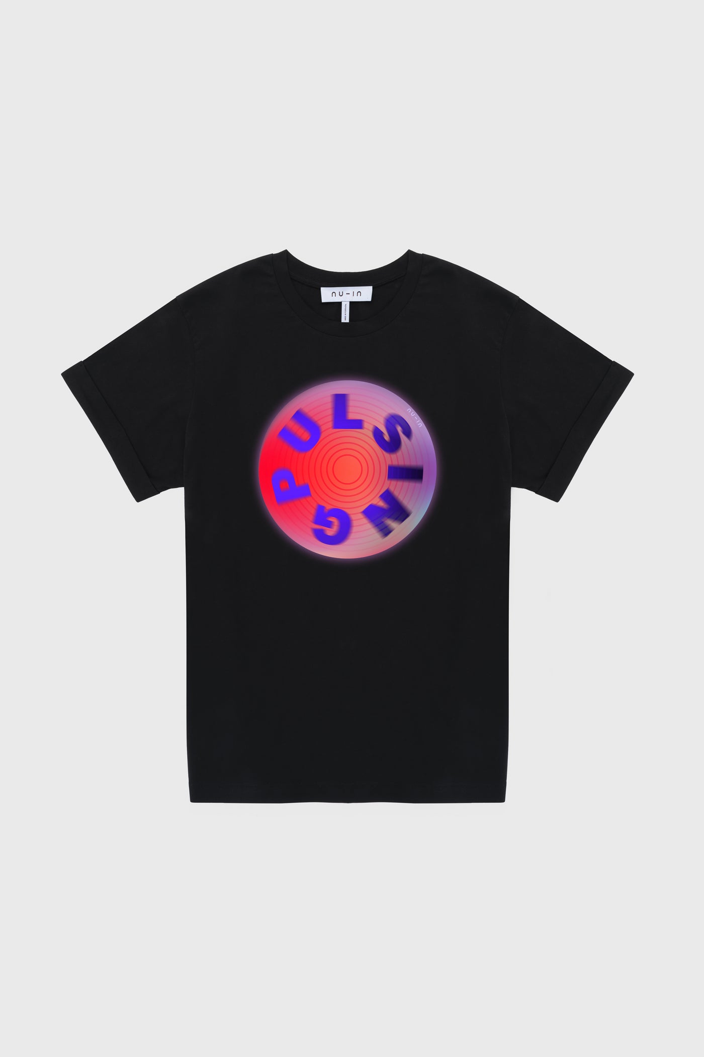 Inner Pulsing Roll-Up Sleeves T-shirt