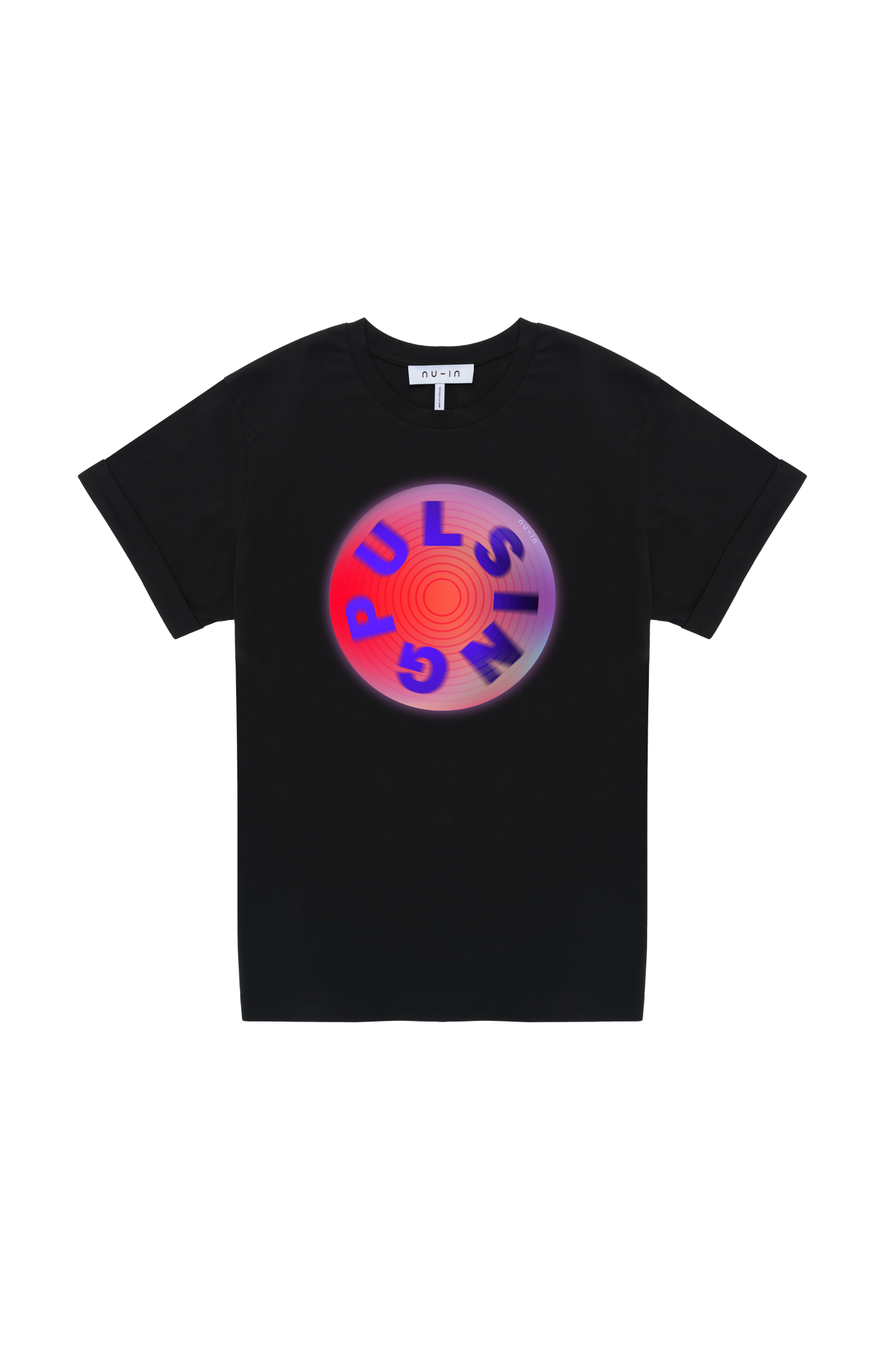 Inner Pulsing Roll-Up Sleeves T-shirt