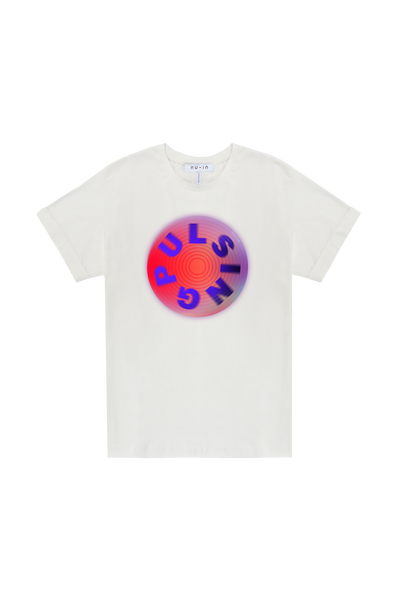 Inner Pulsing Roll-up Sleeves T-shirt
