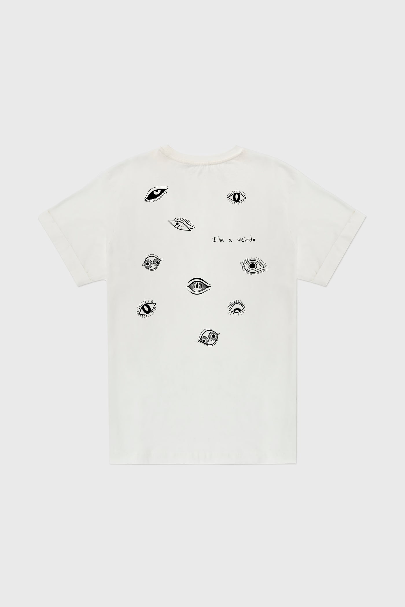 It's Weird Roll-up Sleeves T-shirt