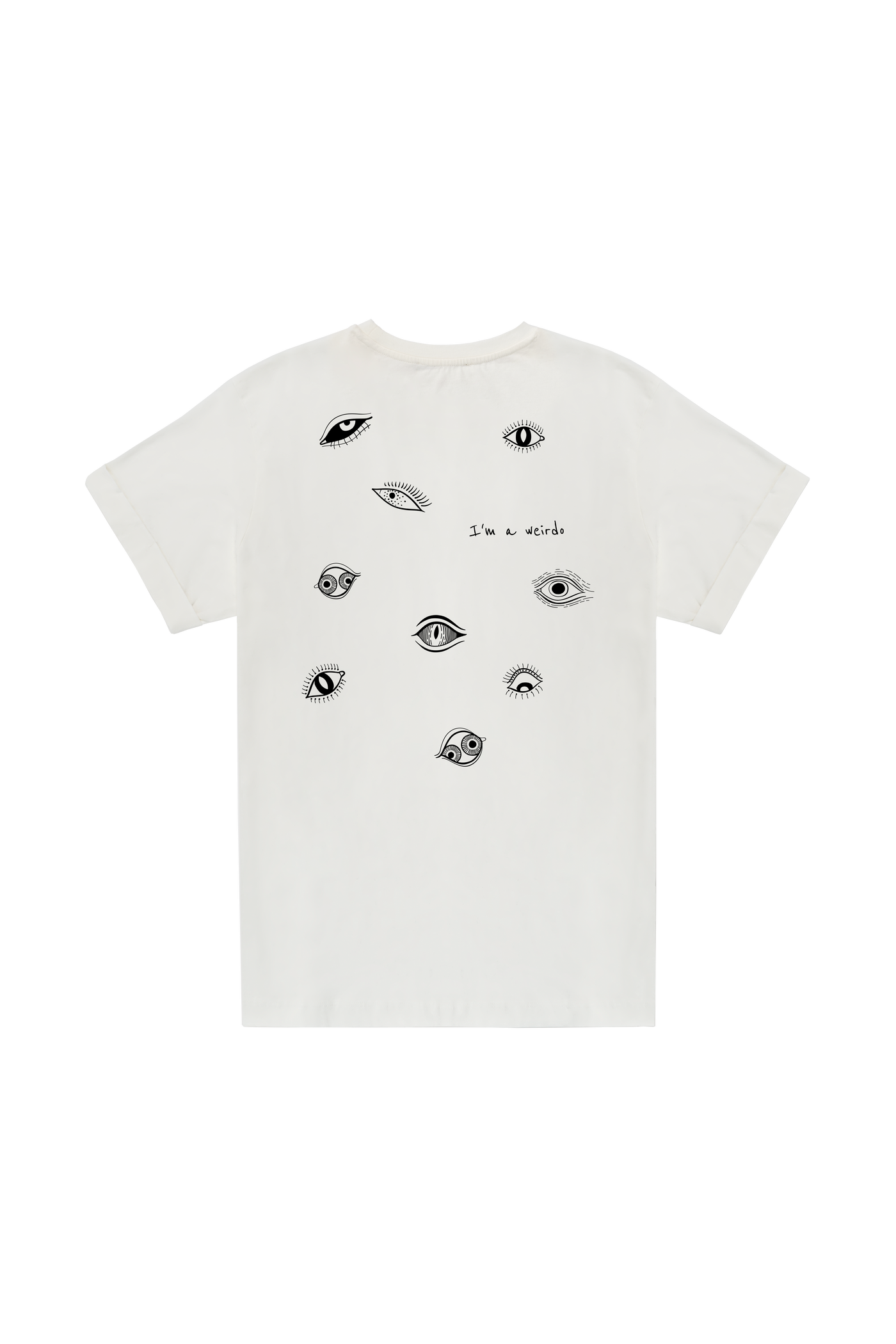 It's Weird Roll-up Sleeves T-shirt