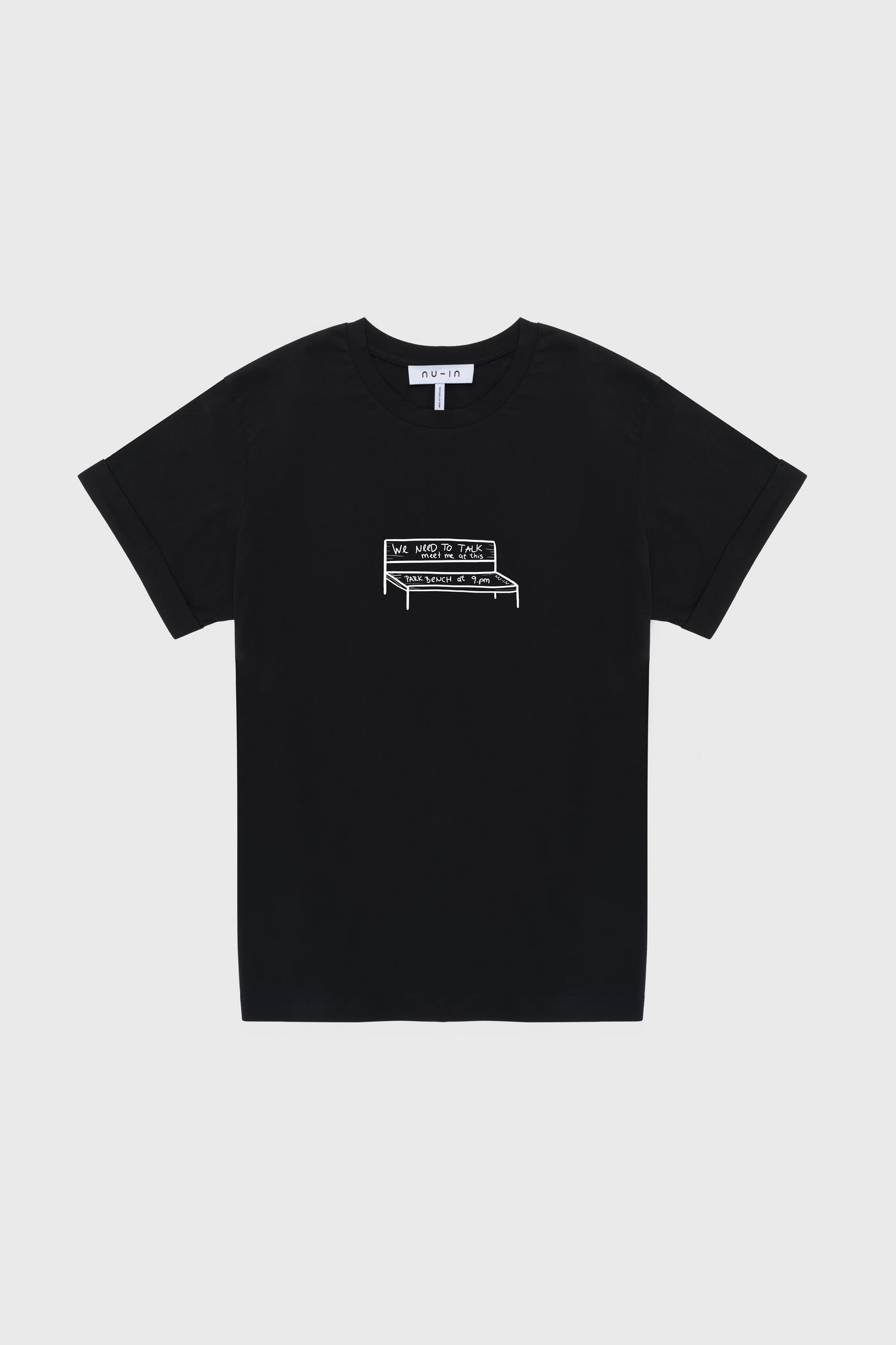 Meet Me At The Park Roll-Up Sleeves T-shirt