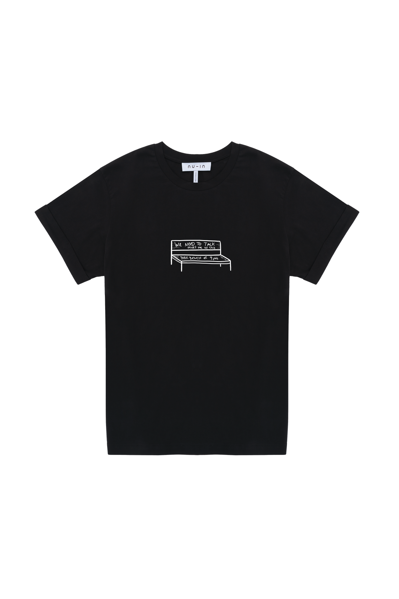 Meet Me At The Park Roll-Up Sleeves T-shirt