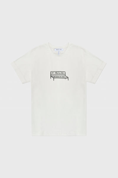 Meet Me At The Park Roll-up Sleeves T-shirt