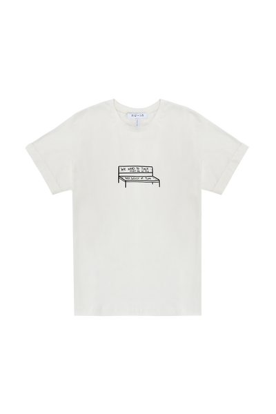 Meet Me At The Park Roll-up Sleeves T-shirt