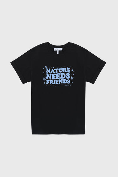 Nature Friends Roll-Up Sleeves T-shirt