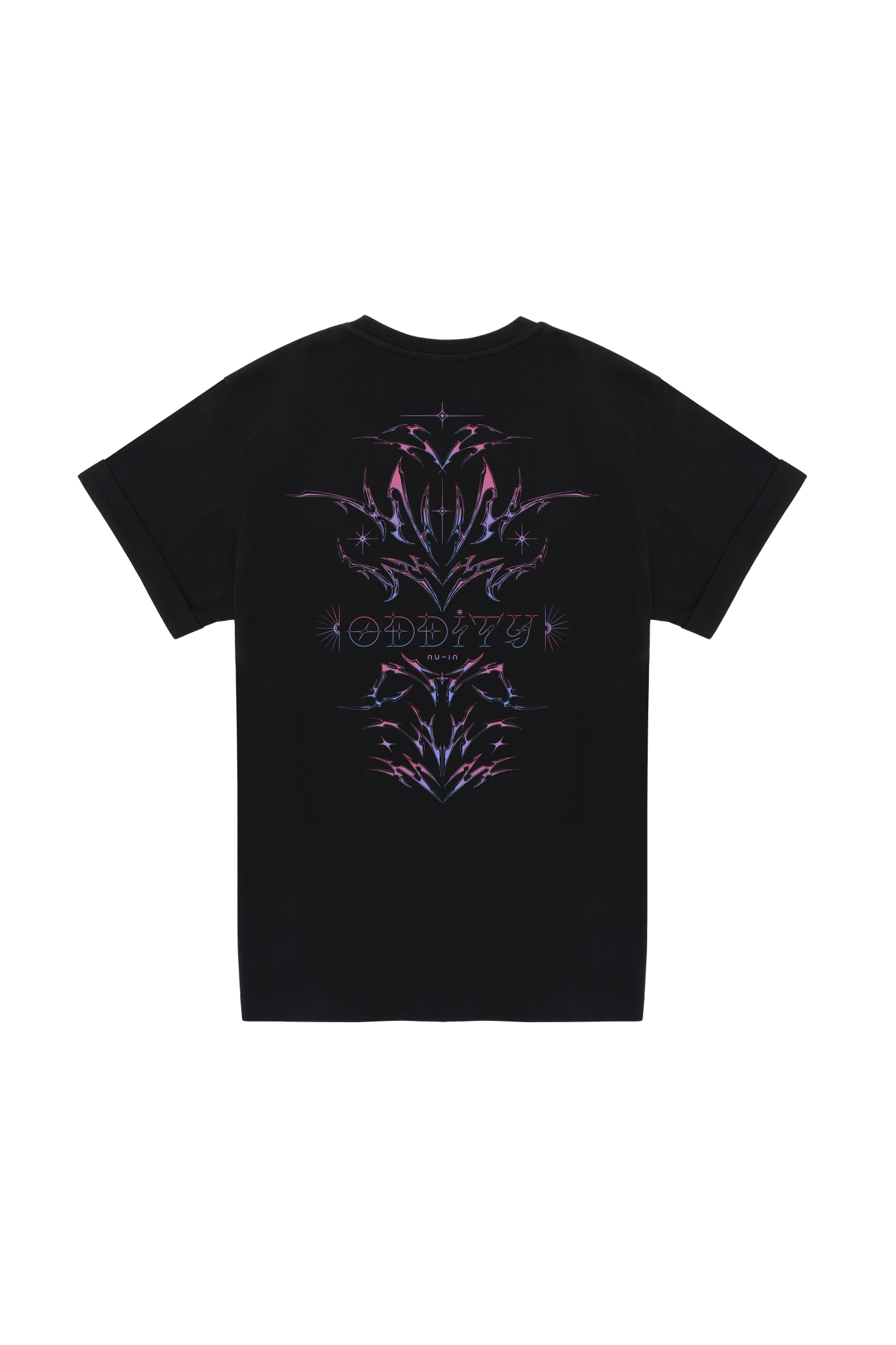 Oddity Blooms Roll-Up Sleeves T-shirt