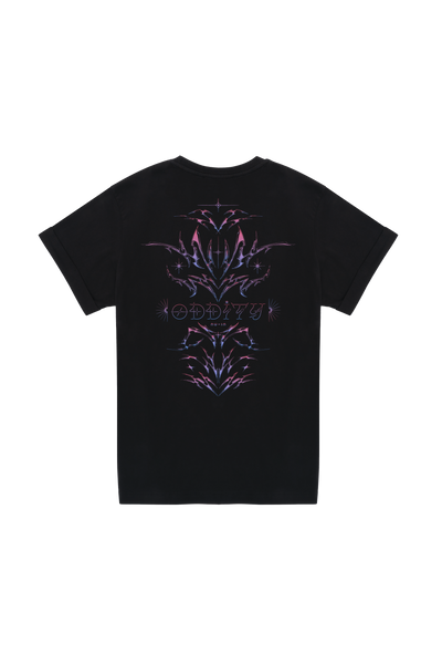 Oddity Blooms Roll-Up Sleeves T-shirt