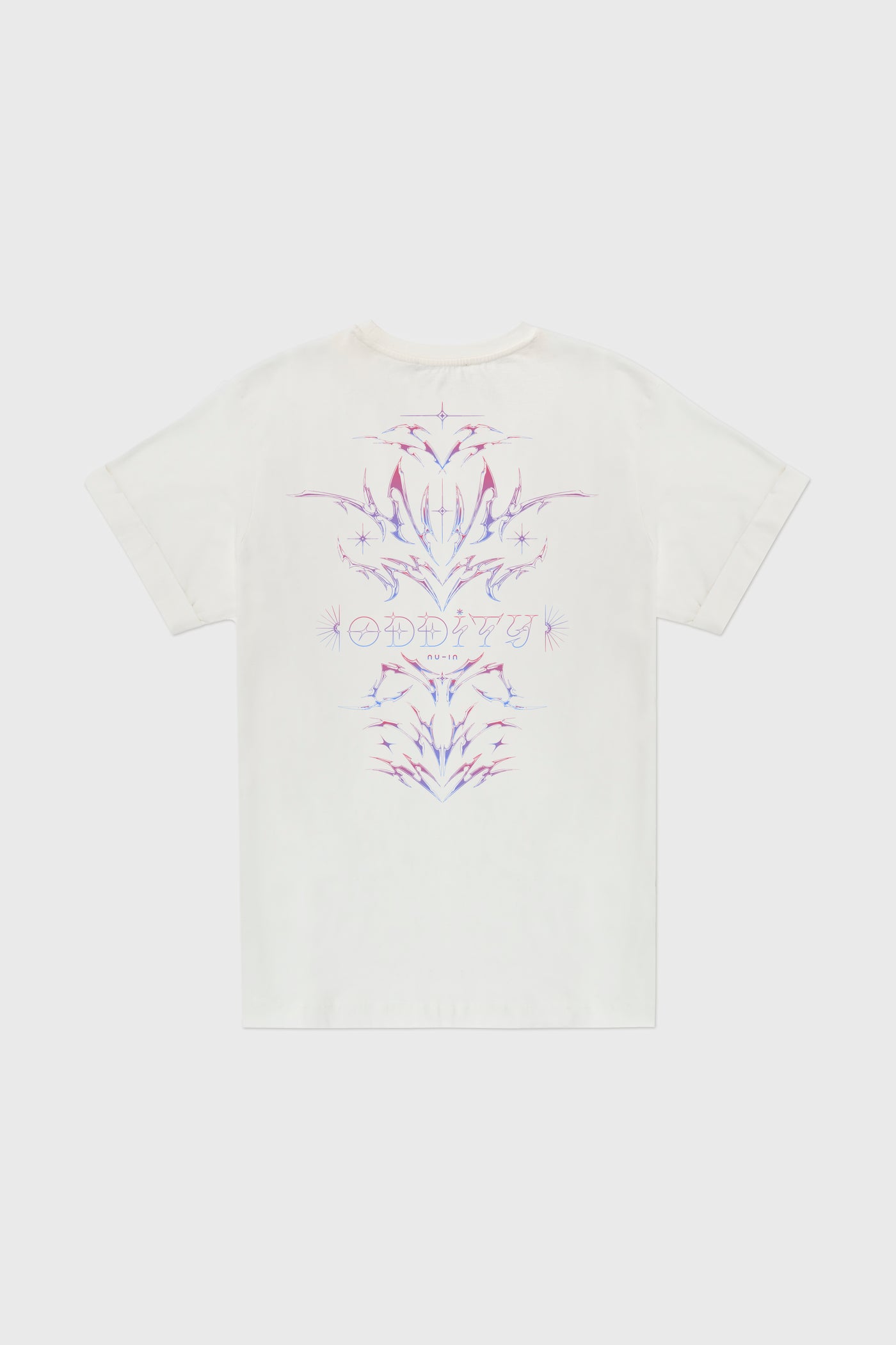 Oddity Blooms Roll-up Sleeves T-shirt