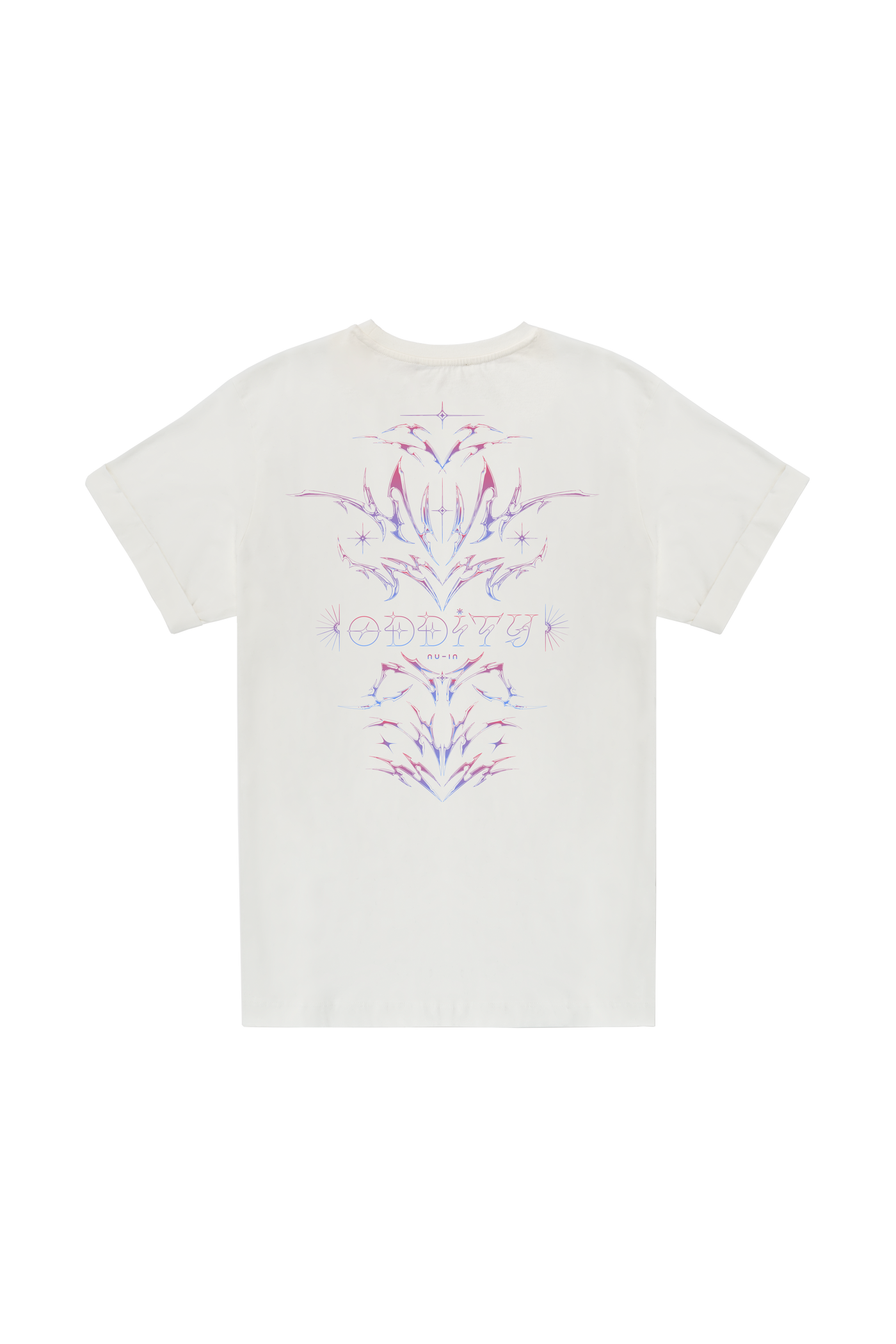 Oddity Blooms Roll-up Sleeves T-shirt
