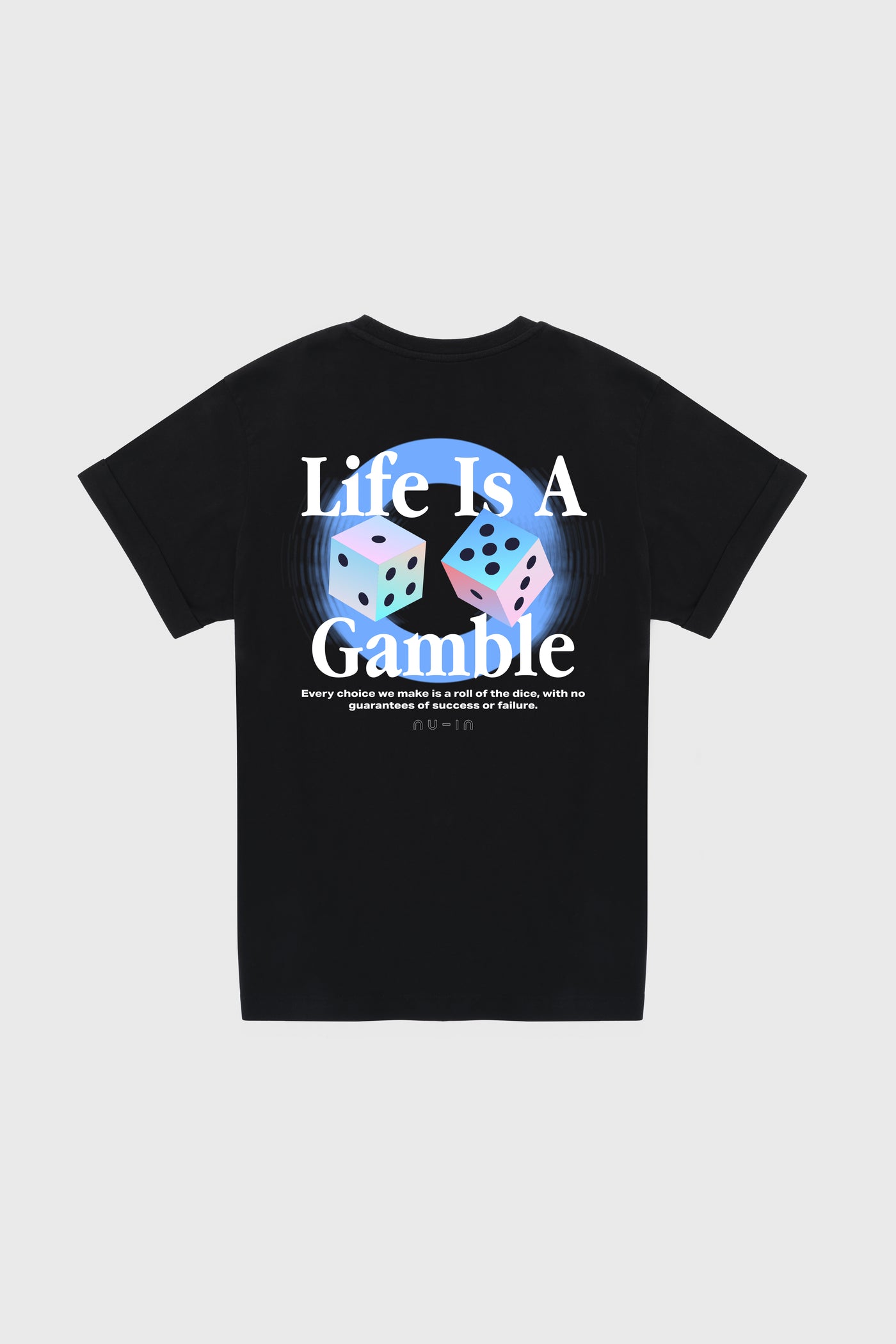 Rolling the dice Roll-up Sleeves T-shirt