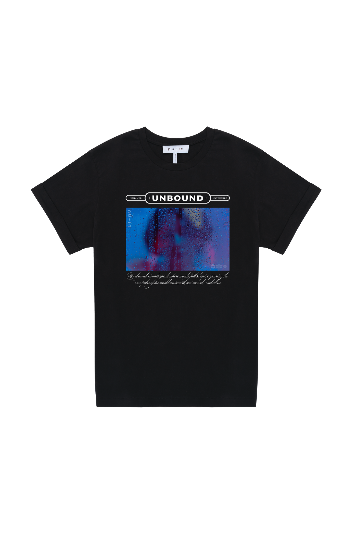 Unbound Silence Roll-Up Sleeves T-shirt