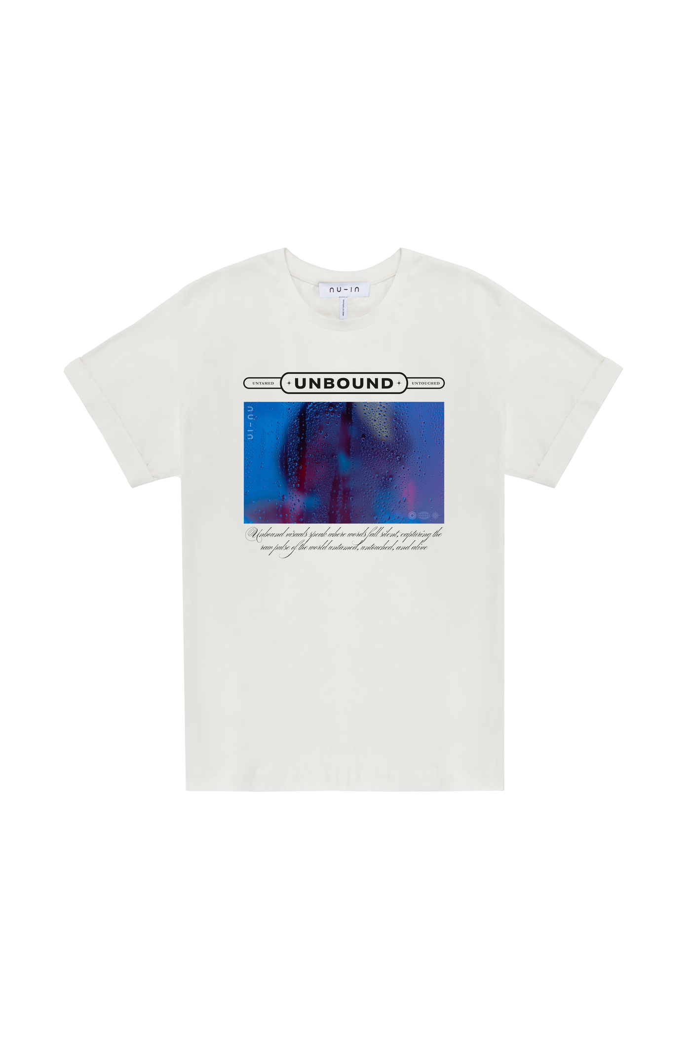 Unbound Silence Roll-up Sleeves T-shirt