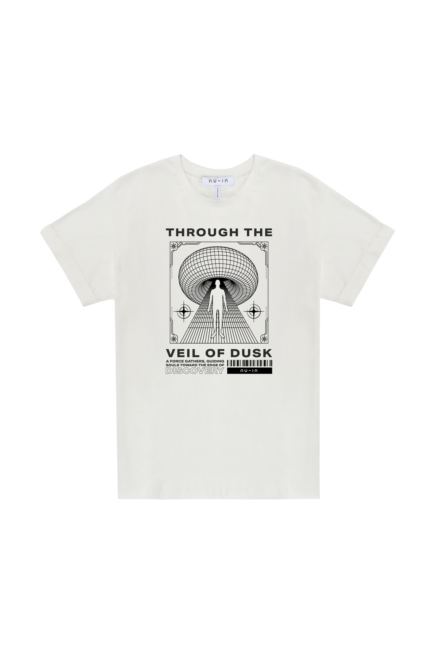 Through the veil of dusk Roll-up Sleeves T-shirt