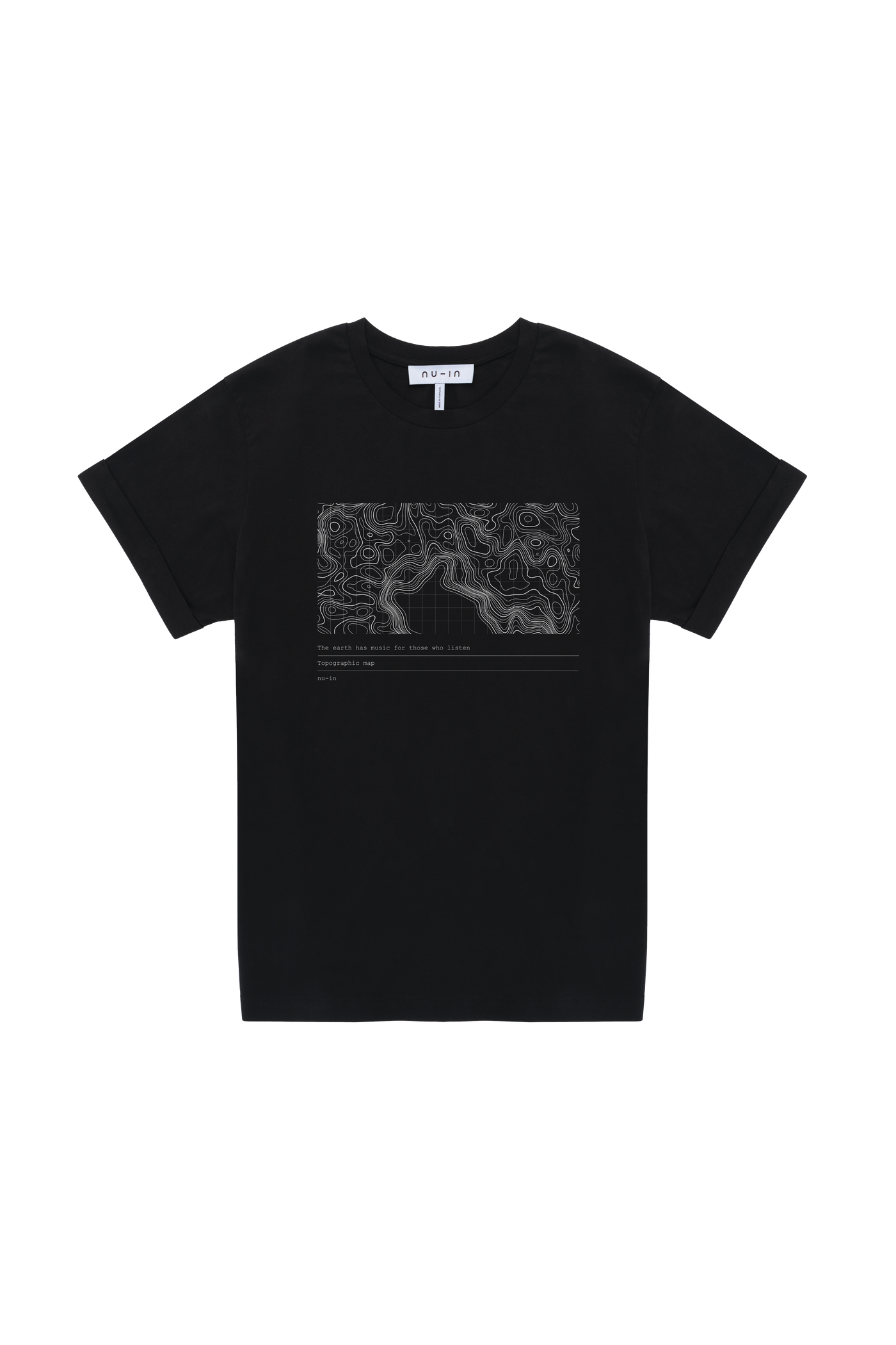 Earthly Waves Roll-Up Sleeves T-shirt