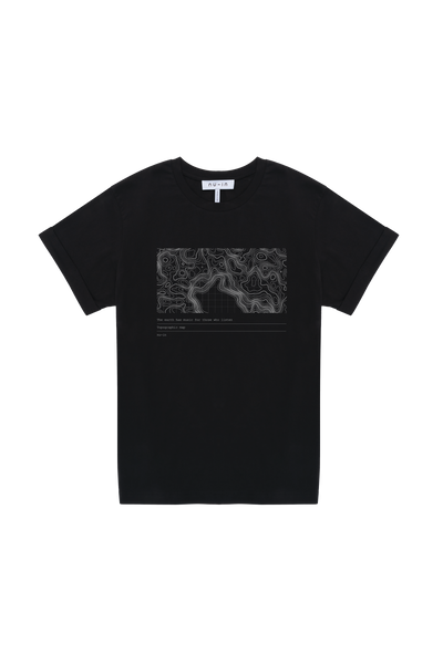 Earthly Waves Roll-Up Sleeves T-shirt