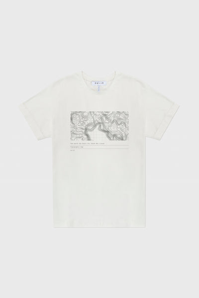 Earthly Waves Roll-up Sleeves T-shirt