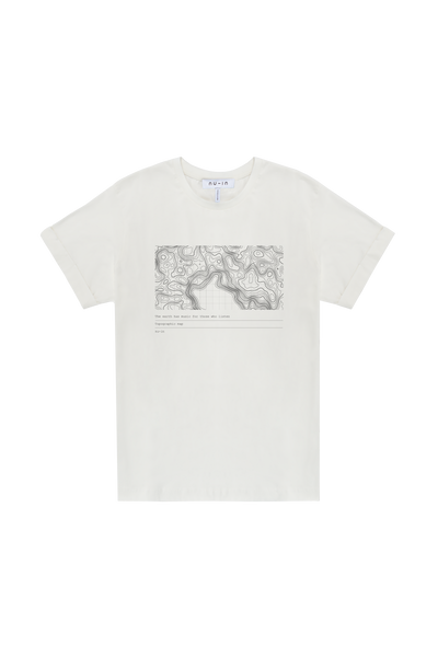 Earthly Waves Roll-up Sleeves T-shirt