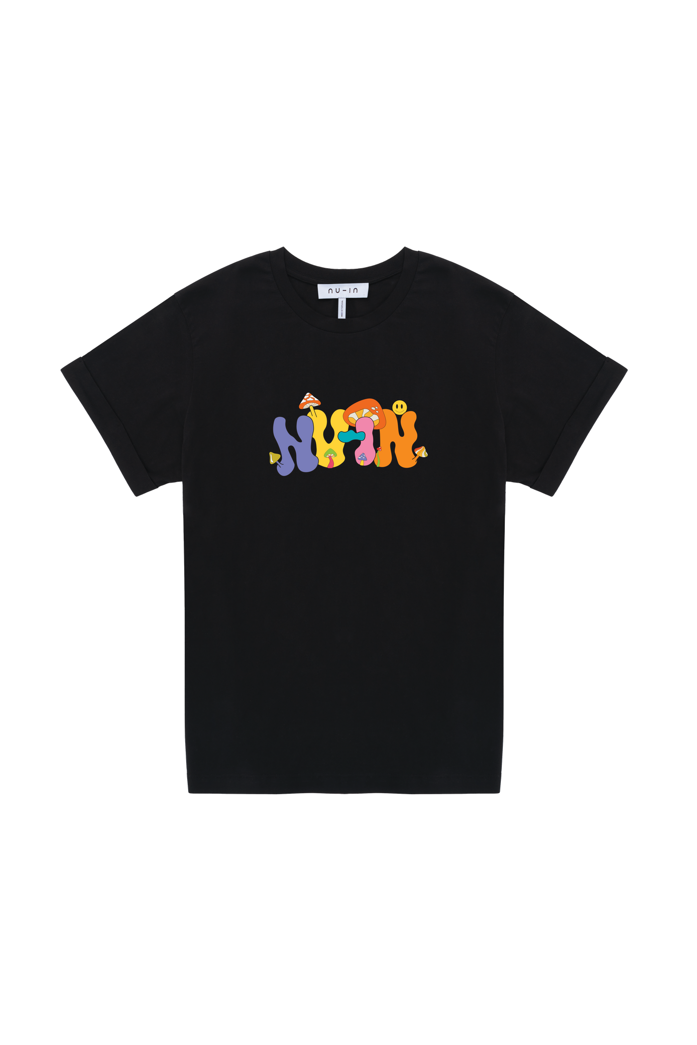 Forest Fractals Roll-Up Sleeves T-shirt