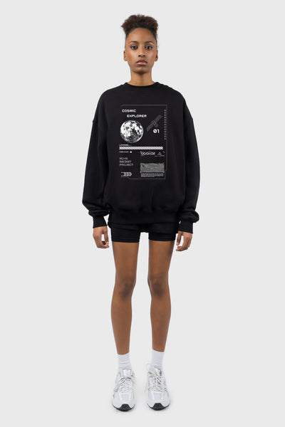 Cosmic Explorer Super Oversized Sweatshirt