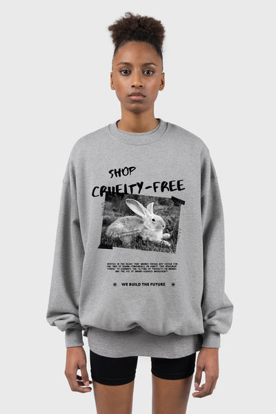 Cruelty Free Super Oversized Sweatshirt