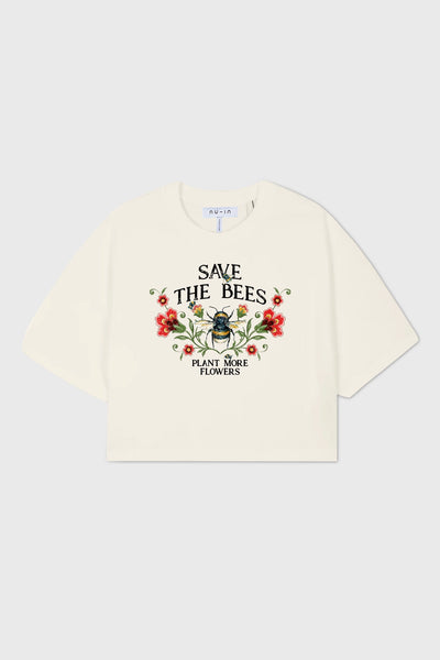 Save The Bees Cropped T-shirt